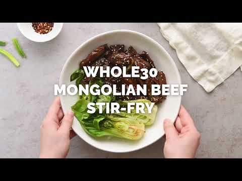 Whole30 Mongolian Beef Stir Fry | The Defined Dish