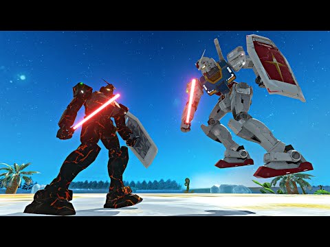 Gundam RX-78 vs Dark Itself - Animal Revolt Battle Simulator