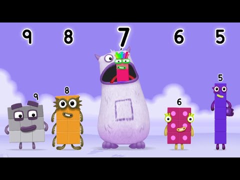 Numberblocks Learning Academy #15 - Numberblocks 7 1 6 - Numberblocks Magic Run - Numberblocks Game