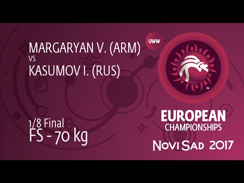 1/8 FS - 70 kg: I. KASUMOV (RUS) df. V. MARGARYAN (ARM) by TF, 11-0