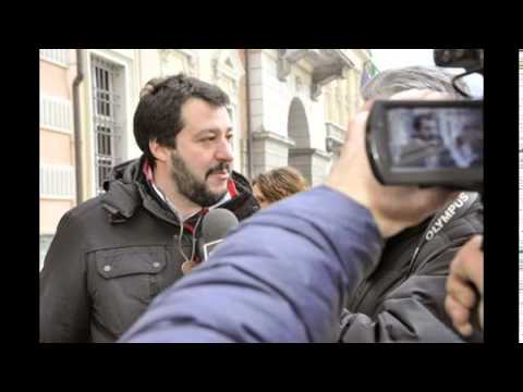 Salvini Contestato a L'Aquila 6.2.2015