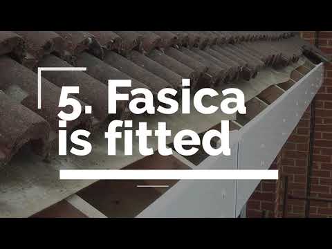 Step by step guide to how PVC fascia is fitted