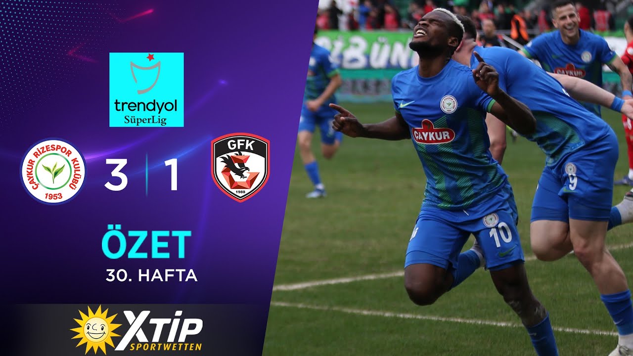 Rizespor vs Gaziantep F.K. highlights