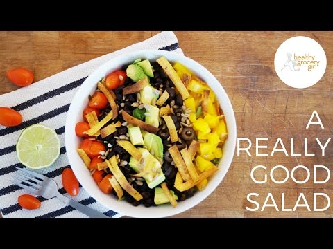Southwestern Salad | Easy Healthy Lunch or Dinner Recipe | Healthy Grocery Girl®