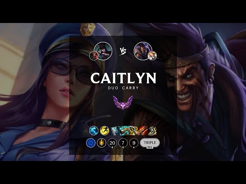 Caitlyn ADC vs Draven - EUW Master Patch 12.18