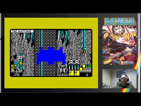 Batman's innovative use of colour, map design, and inventory on the ZX Spectrum (Ocean / 1988)