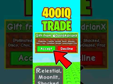 When You Make A 400 IQ Trade In Grow A Garden! 😱 #shorts #roblox