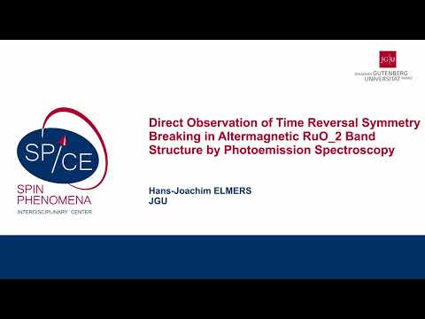 Talks - Altermagnetism 2023 - Hans-Joachim ELMERS, JGU