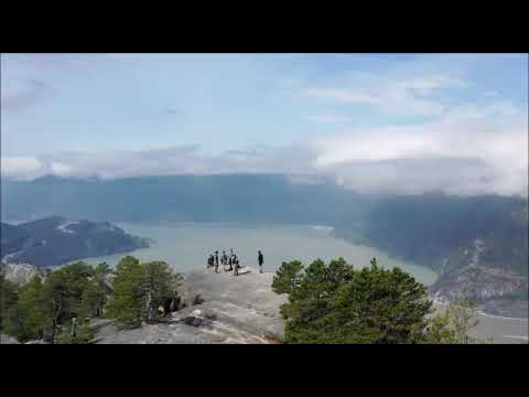 Cool! Drone View of the Stawamus Chief! Part 2 Peak 2 Video
