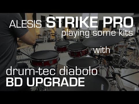 Alesis Strike Pro drumming demo with drum-tec diabolo 18" bass drum upgrade