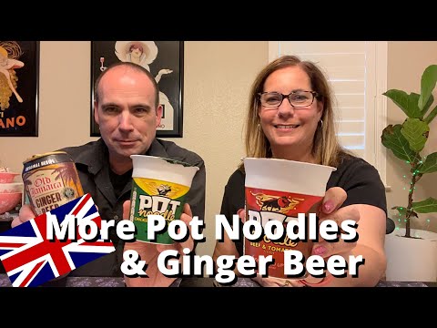Americans Try Pot Noodle and Old Jamaica Ginger Beer