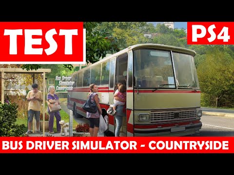 BUS DRIVER SIMULATOR - Countryside 🚌 für PS4 im TEST ! ALTERNATIVE zum BUS SIMULATOR 21 ?!?