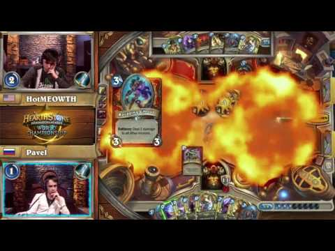 Pavel vs HotMEOWTH | GROUP D  |Game 4 5 |  Hearthstone World Championship 2016