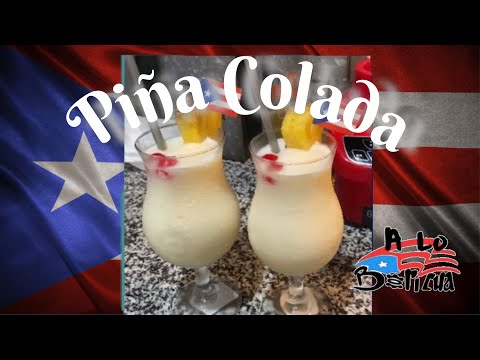 Piña Colada Recipe | Authentic Puerto Rican Cocktail | Easy Tropical Drink