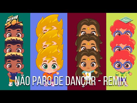 Turma do Menino Sol & Vitor Kley - Não Paro de Dançar (Remix) (Videoclipe Oficial)