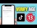 How To Confirm Age On TikTok Verify