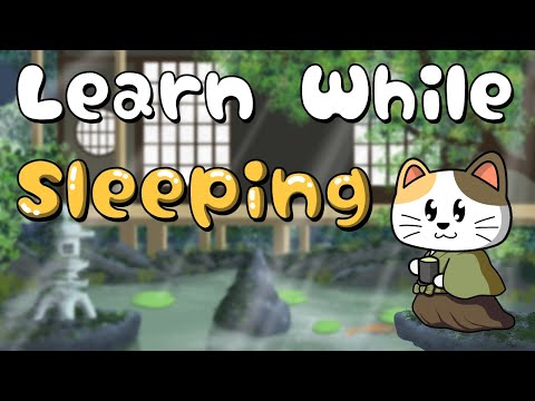 Study 300 Japanese Words while Sleeping. JLPT N5 and N4 Vocabulary