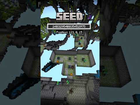 Dieser Minecraft Seed hat 8 Spawner nebeninander! #minecraft #minecraftshorts