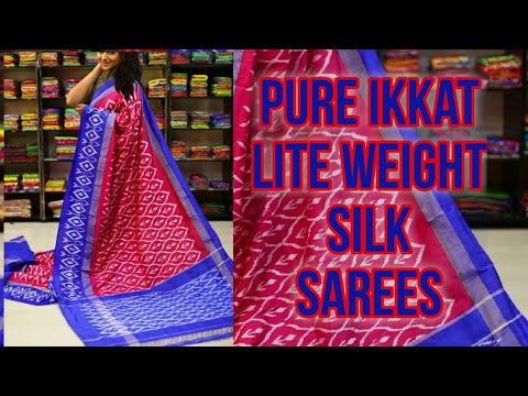 F2-Fashion Factory || Pure Ikkat Lite Weight Silk Sarees  || Episode-12