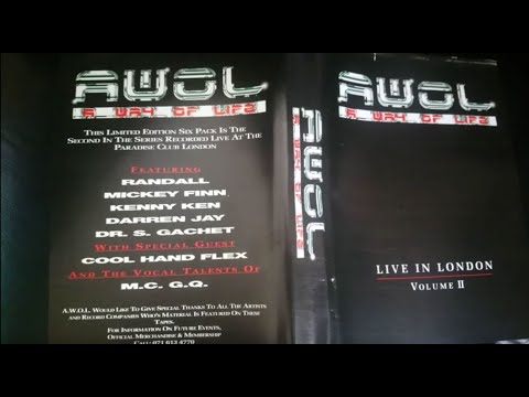 AWOL Live in London '94- Micky Finn w MC GQ (1of2)- Paradise Club