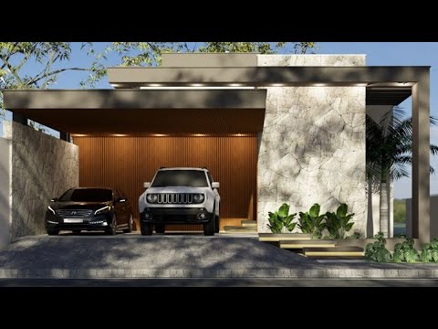 PLANTA 232 - CASA MODERNA SOBRADO INVERTIDO COM 180 M² !! TERRENO 12x25