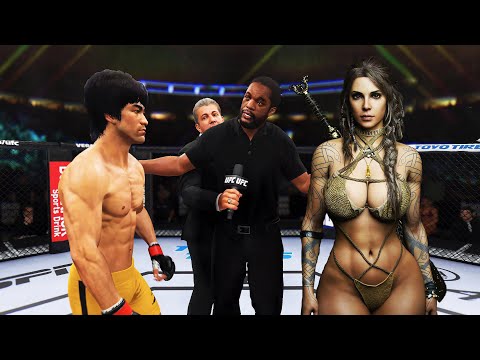 UFC 4 | Bruce Lee vs. Amazon Queen | EA Sports UFC 4