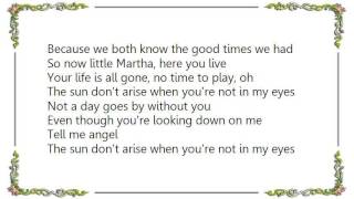 Bad Company - Little Martha Lyrics