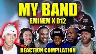 D12 “My Band” Reaction Compilation | EMINEM WAS TROLLING EVERYBODY 😂🔥