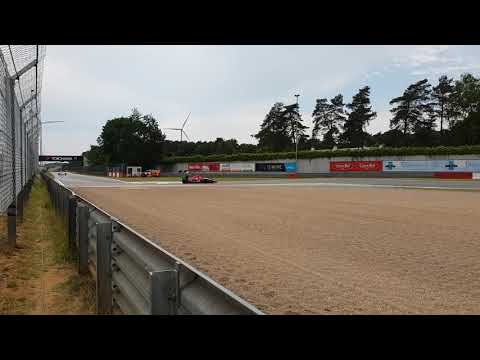 Historic Ferrari and Benetton F1 cars at Circuit Zolder