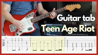 Sonic Youth - Teenage Riot (guitar tab)