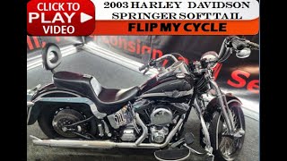 Video Thumbnail for 2003 Harley-Davidson Softail Springer Anniversary