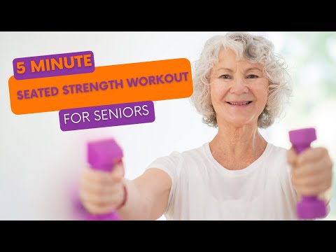 Move it or Lose it 5 minute seated strength training workout for seniors