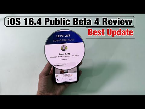 iOS 16.4 Public Beta 4 Review !