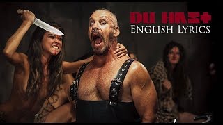 RAMMSTEIN &quot;Du Hast&quot; English Lyrics HD