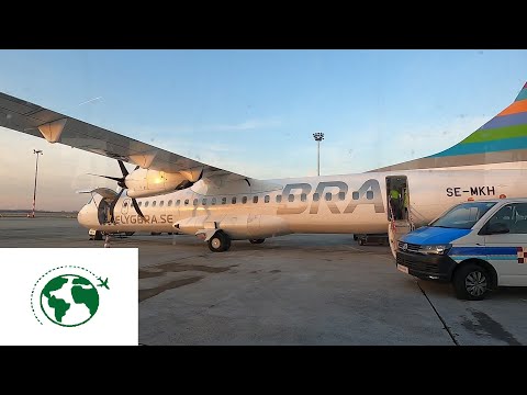 Genialer Flug! Austrian durchgeführt von Braathens Regional Airways ATR 72 Business Class VIE-BUD