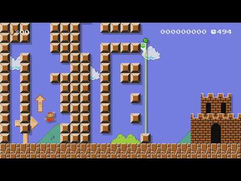 そりたつ壁を乗り越えて by こうすけ - SUPER MARIO MAKER - NO COMMENTARY 1bi