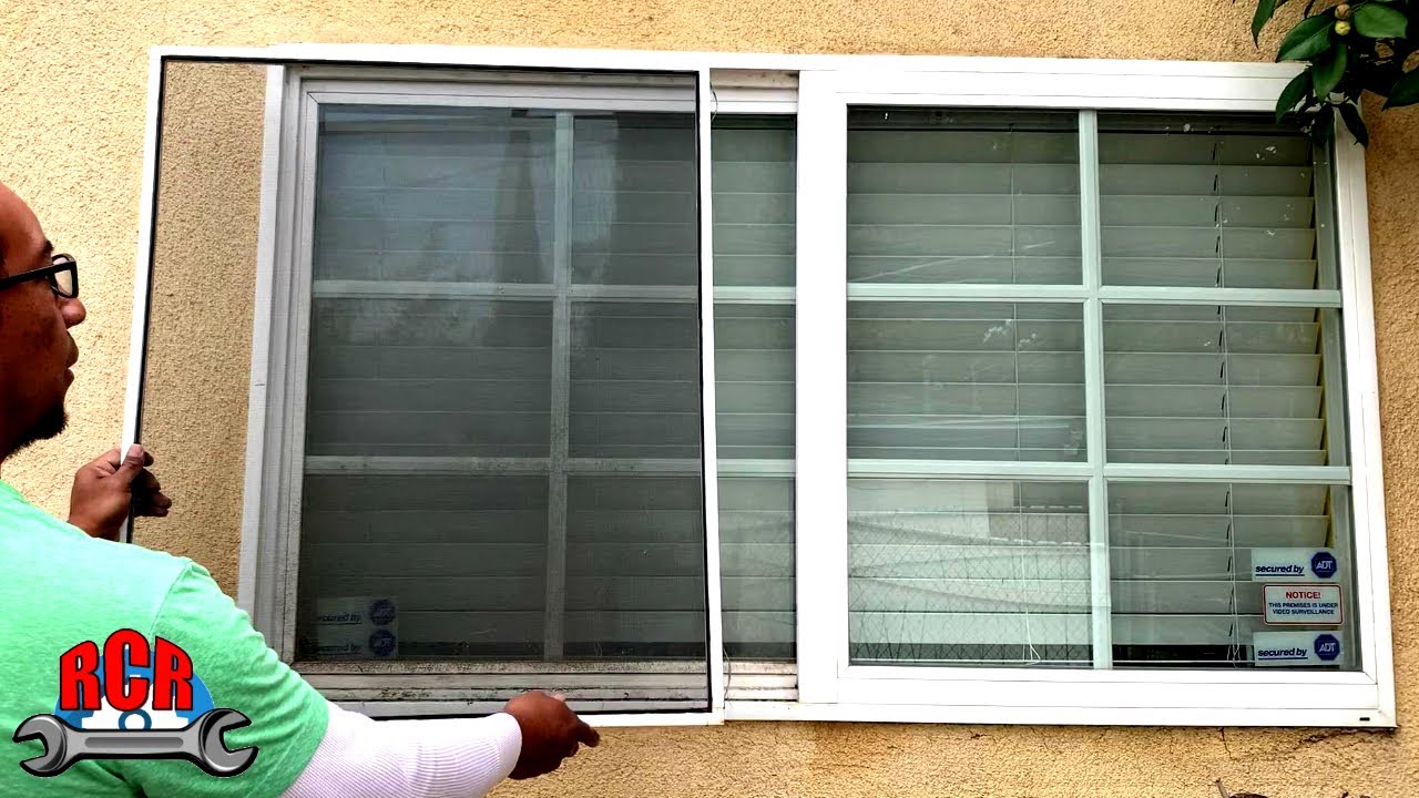 Como colocar tela mosquitero en ventana de aluminio