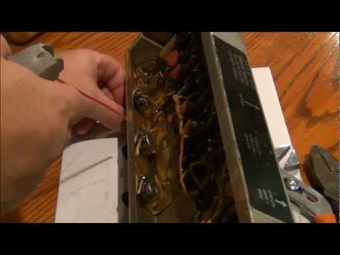 1965 Fender Blackface Champ Amp - Power Cord Install - part 2 of 2