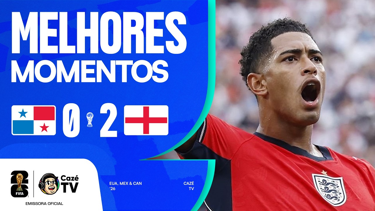 MELHORES MOMENTOS: PANAMÁ 0 X 2 INGLATERRA | COPA DO MUNDO FIFA™ 2026 | 3ª RODADA | FASE DE GRUPOS