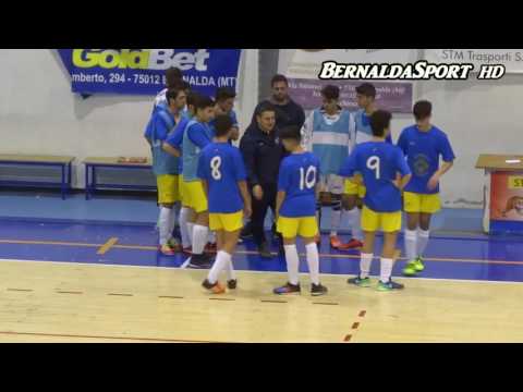 Bernalda Futsal - Potenza S.C. allievi 4 Giornata 12 Dicembre 2016 HD