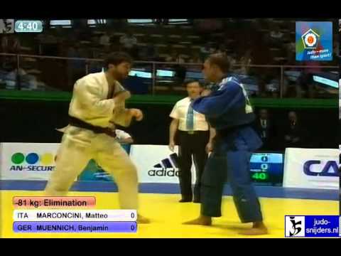 Matteo Marconcini (ITA) - Benjamin Muennich (GER) [-81kg]