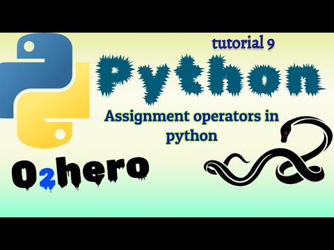 Assignment Operators In Python Tutorial 9 Brain Power