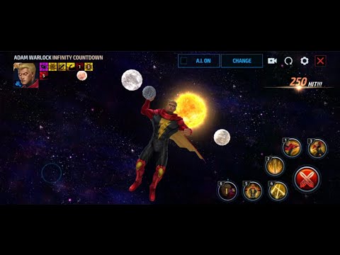 Adam Warlock in Infinity Countdown suit skills preview | Marvel Future Fight