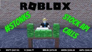 Stonks!  Get Actual Stock Prices in Your Game!