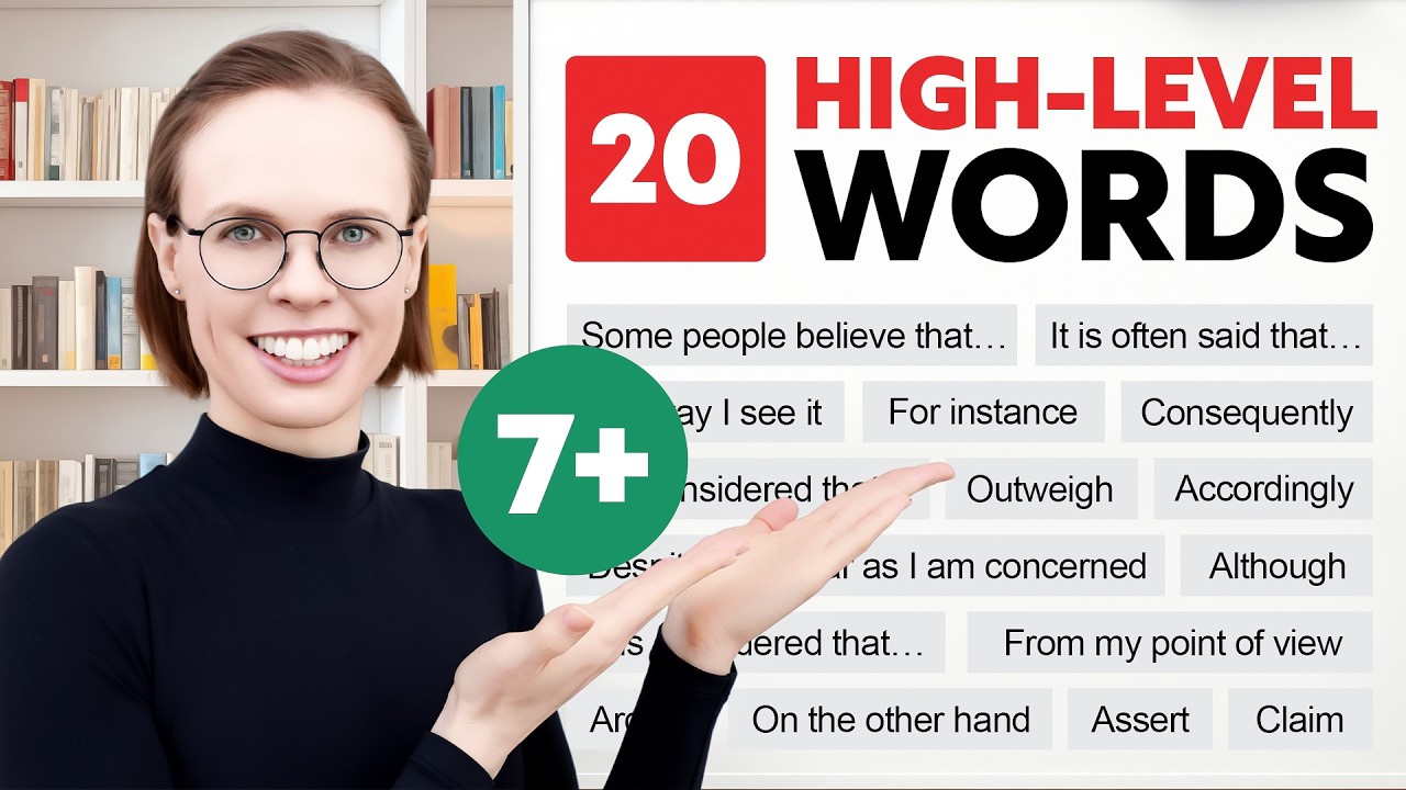 IELTS Academic Writing Vocabulary Task 2 | 20 Words You NEED for Band 7+