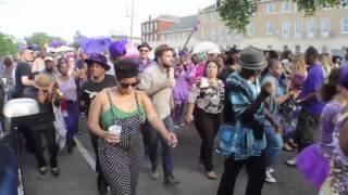 Prince ‘Purple Rain Day’ second line parade in New Orleans