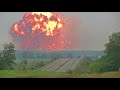 Massive Explosion At Ukraine Ammunition Depot Forces Evacuation
