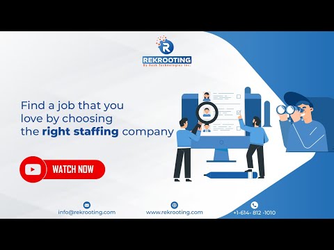 Find a job that you love by choosing the right staffing company