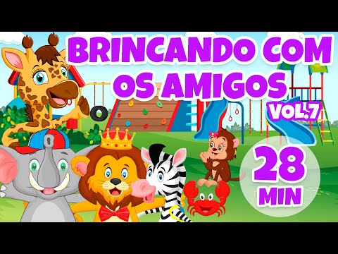 Brincando com os Amigos Vol. 7 - Giramille 28 min | Desenho Animado Musical