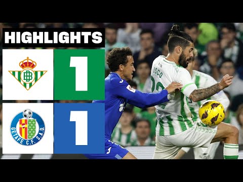 Resumen de Real Betis vs Getafe Matchday 23
